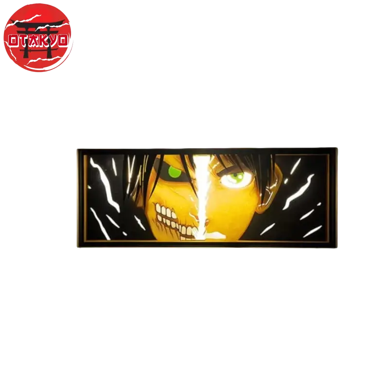 3D-Nachtlicht Eren x Angreifender Titan - Attack on Titan™