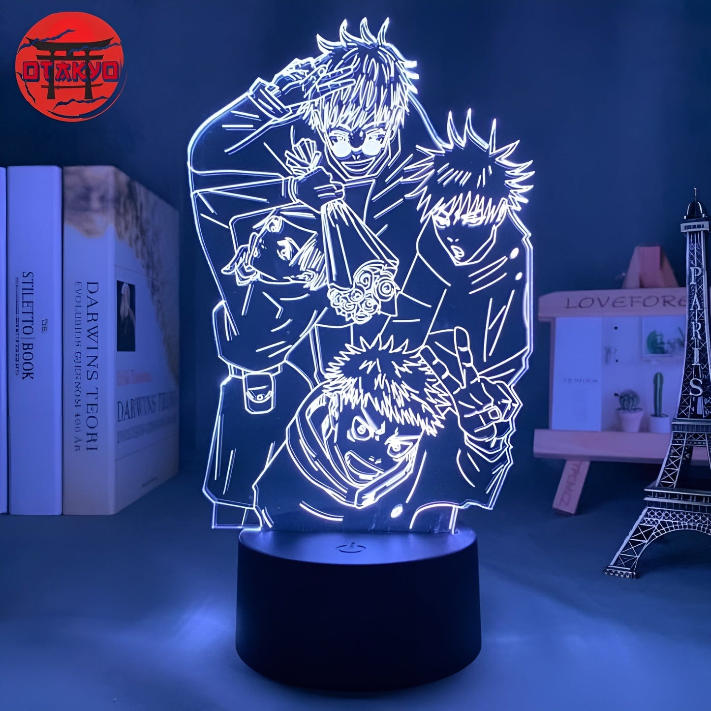 3D-Nachtlicht Gojo und seine Schüler - Jujutsu Kaisen™