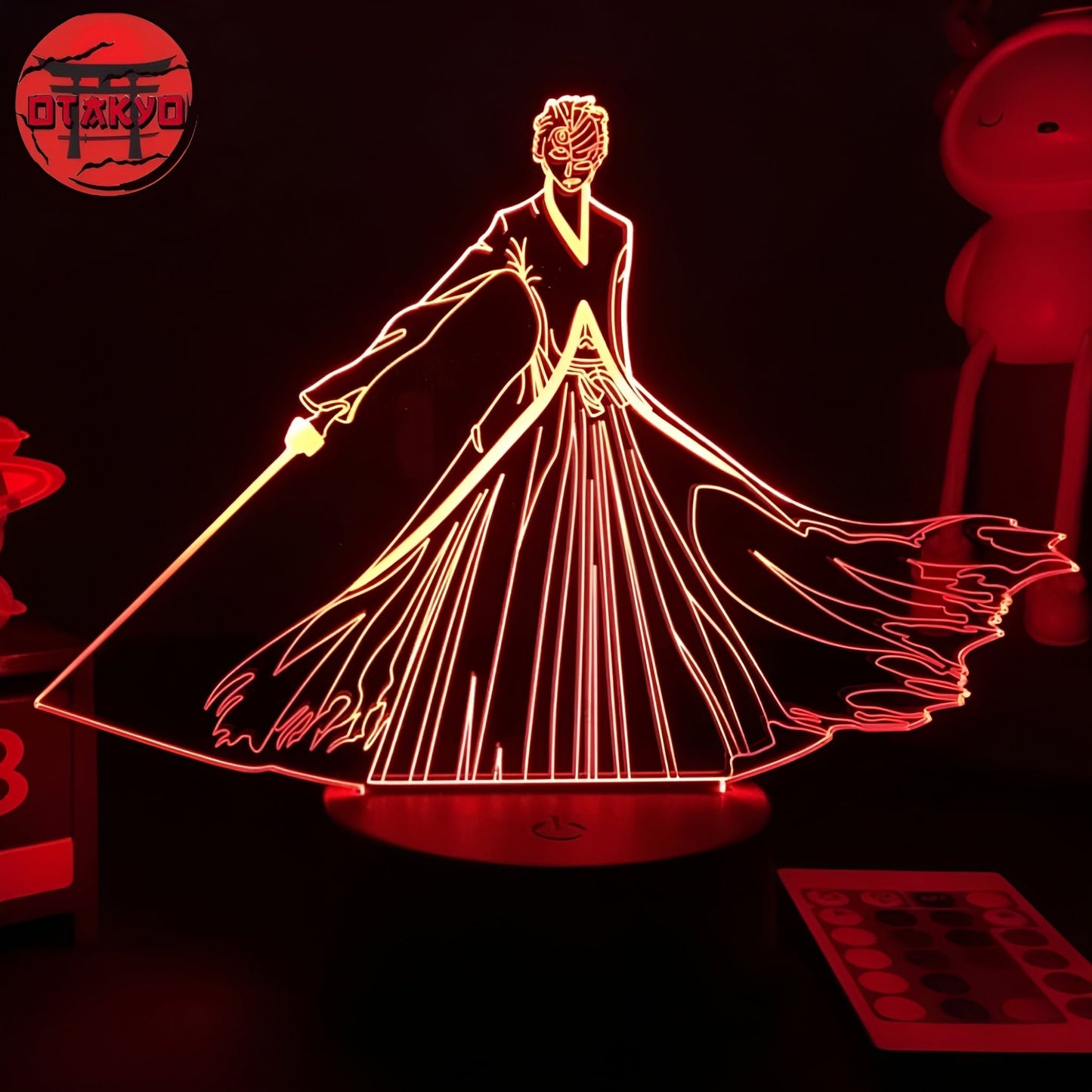 3D-Nachtlicht Ichigo Bankai (Hollowfication) - Bleach™