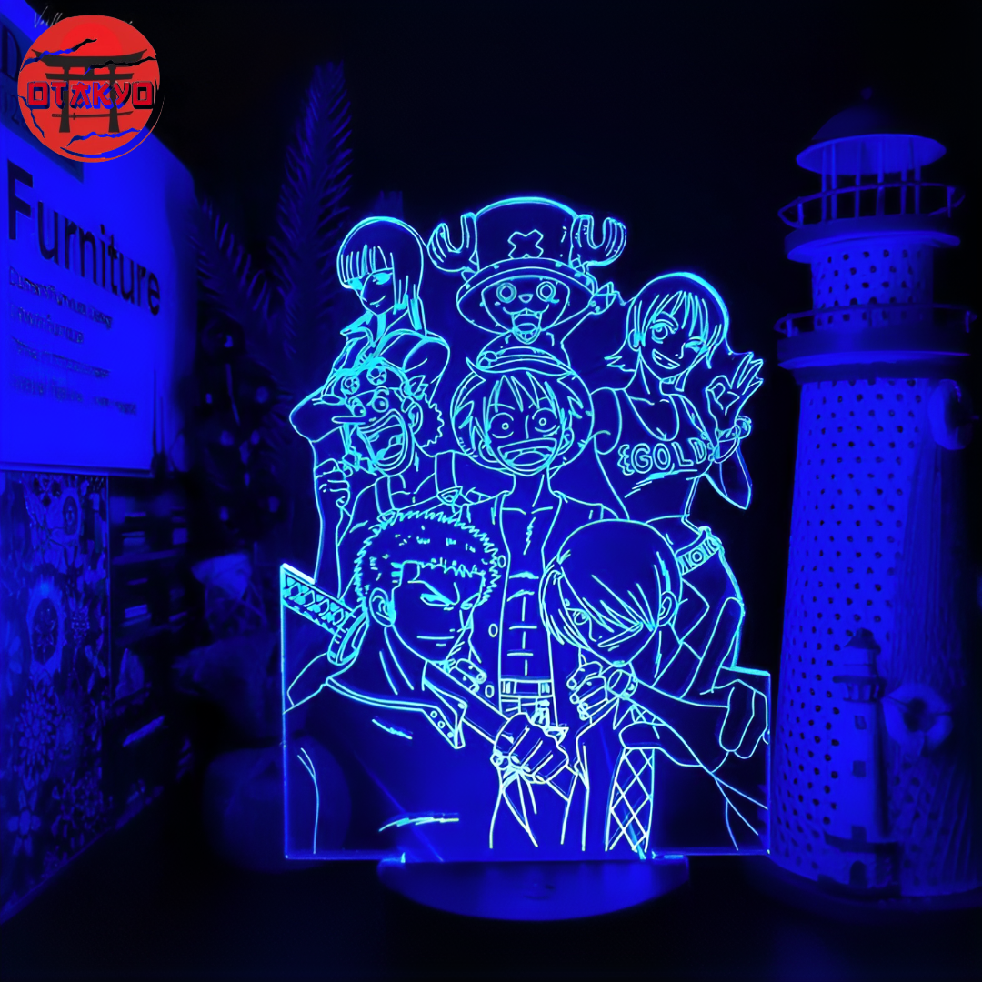 3D-Nachtlicht Mugiwara-Crew - One Piece™