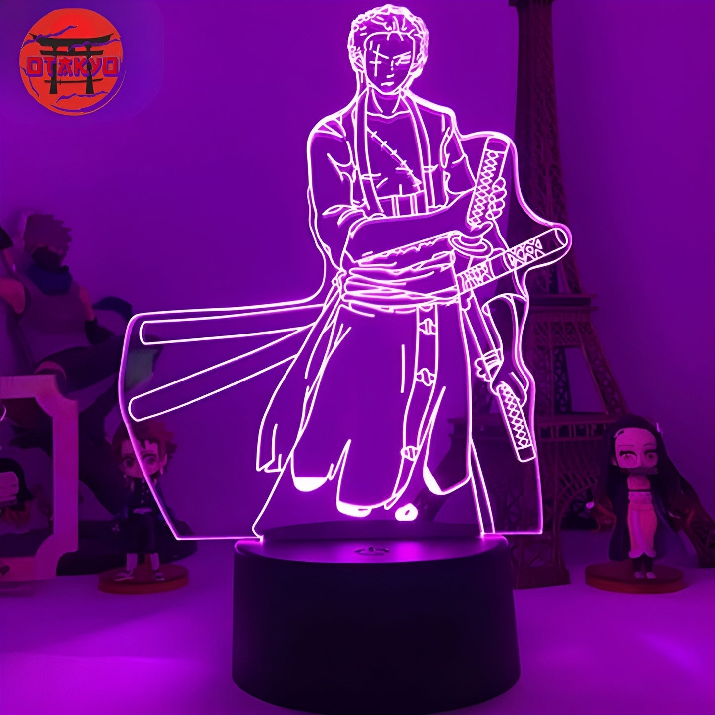 3D-Nachtlicht Zoro "Santoryu" - One Piece™
