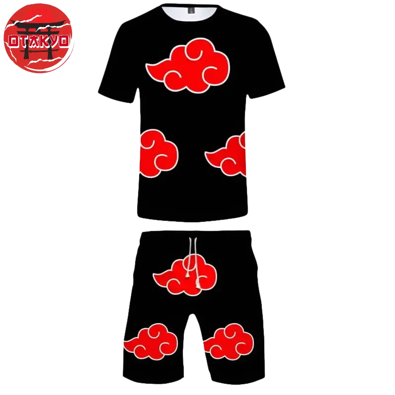 Akatsuki Clan Schlafanzug Short - Naruto Shippuden™