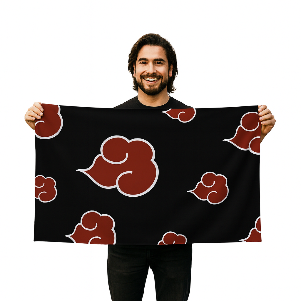 Akatsuki Flagge „Rote Wolken" - Naruto™