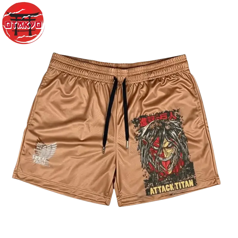 Angreifender Titan Braun Short - Attack on Titan™