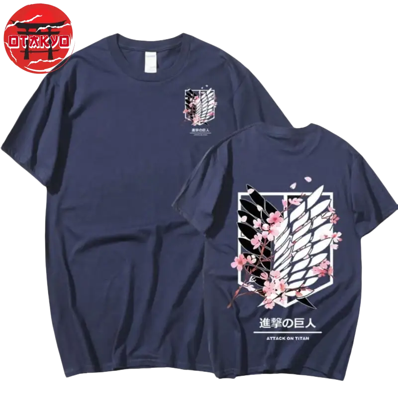Aufklärungstrupp Blaues T-Shirt - Attack on Titan™
