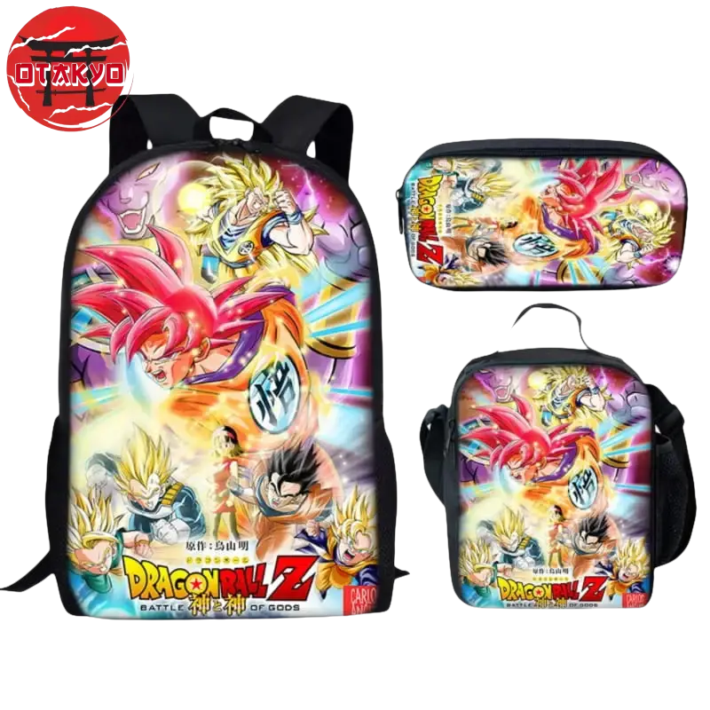 Battle of Gods Rucksack mit Federmäppchen und Tasche - Dragon Ball Z™