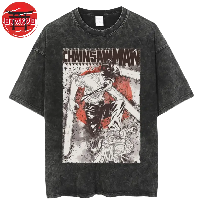 Denji T-Shirt "Wahnsinn" - Chainsaw Man™
