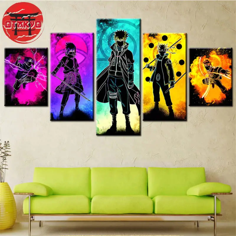 Gemälde Sasuke & Minato & Naruto - Naruto Shippuden™
