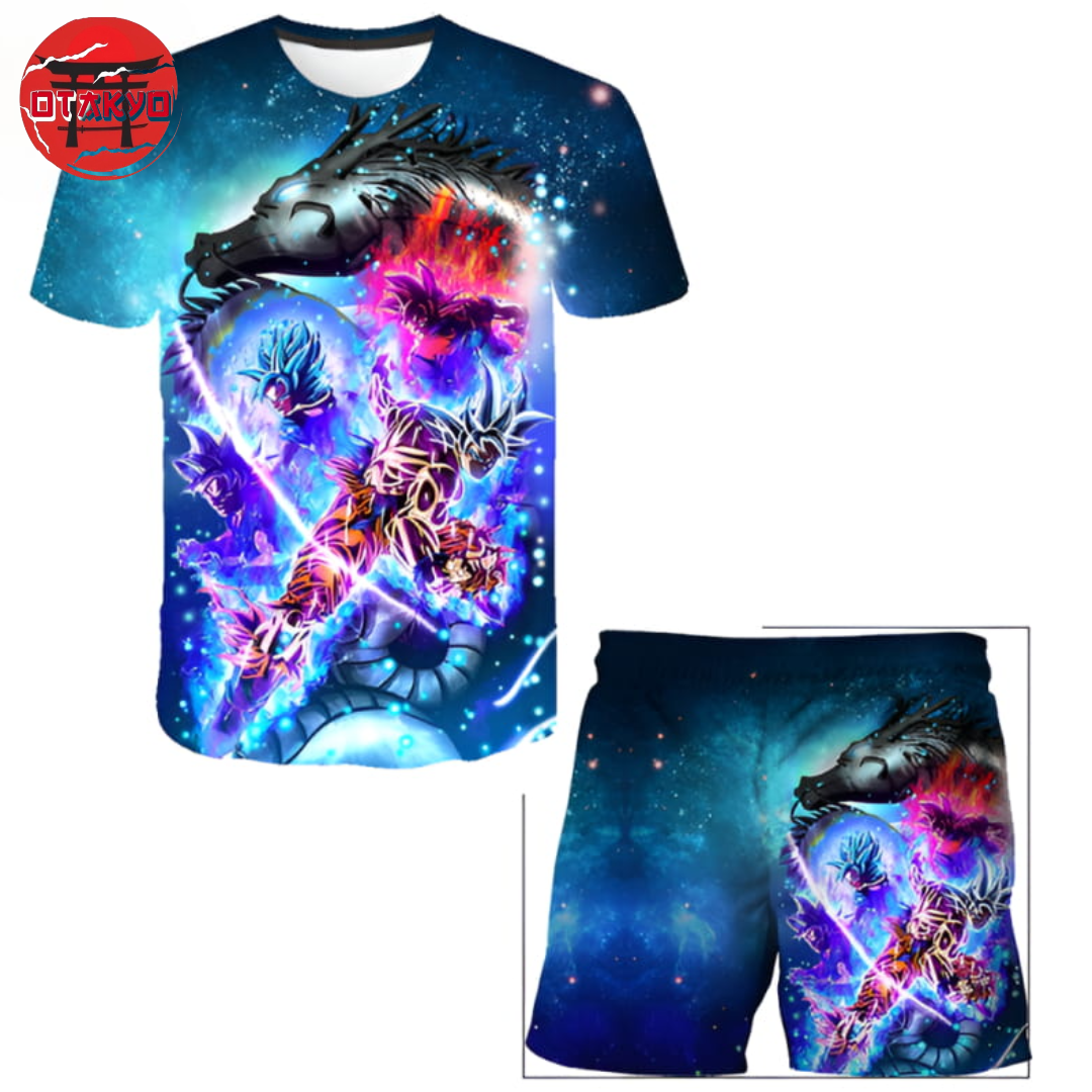 God Goku Schlafanzug mit Short - Dragon Ball Z™
