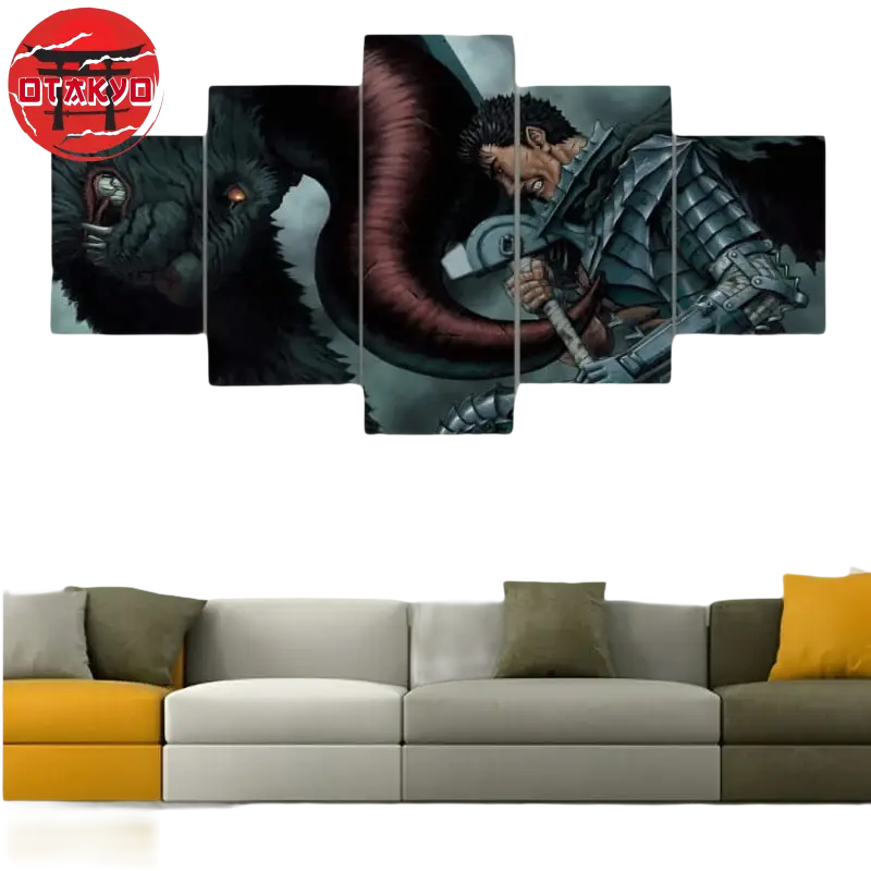 Guts Vs Zodd Gemälde - Berserk™