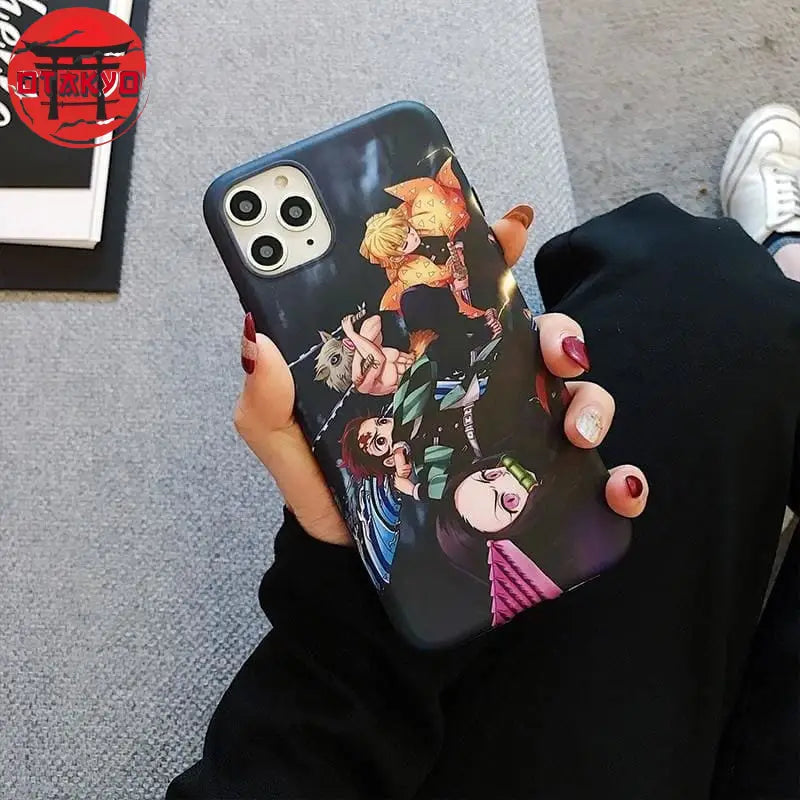 Handyhülle Tanjiro, Nezuko, Zenitsu und Inosuke - Demon Slayer™