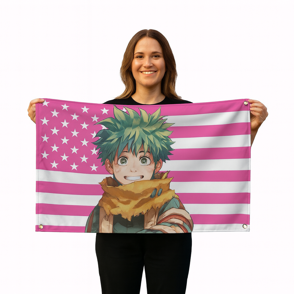 Izuku Midoriya Flagge "Überlebensausrüstung" - My Hero Academia™