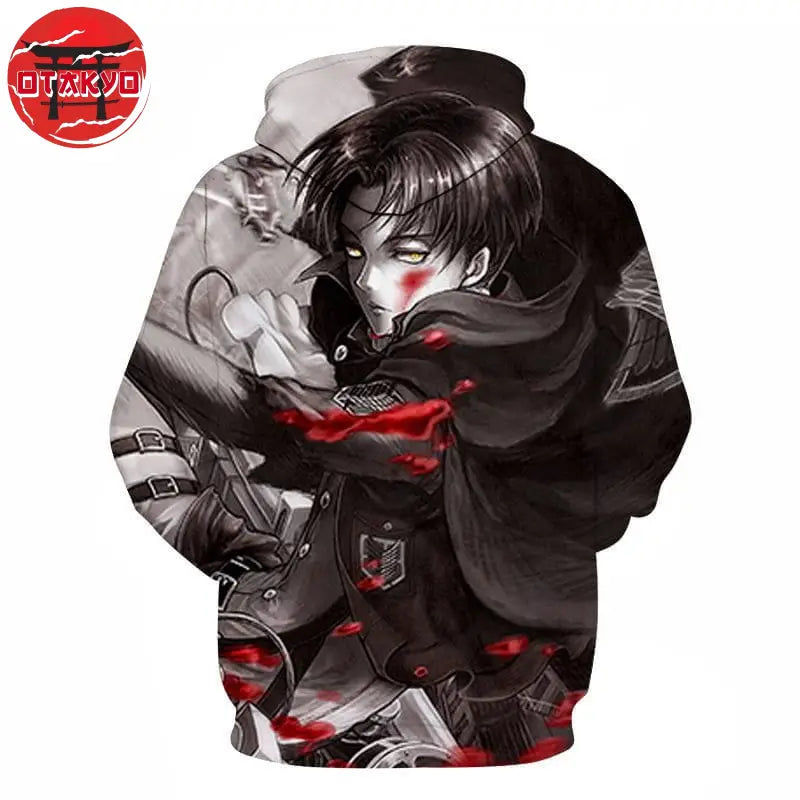 Levi Ackerman Pullover "Blood" - Attack on Titan™