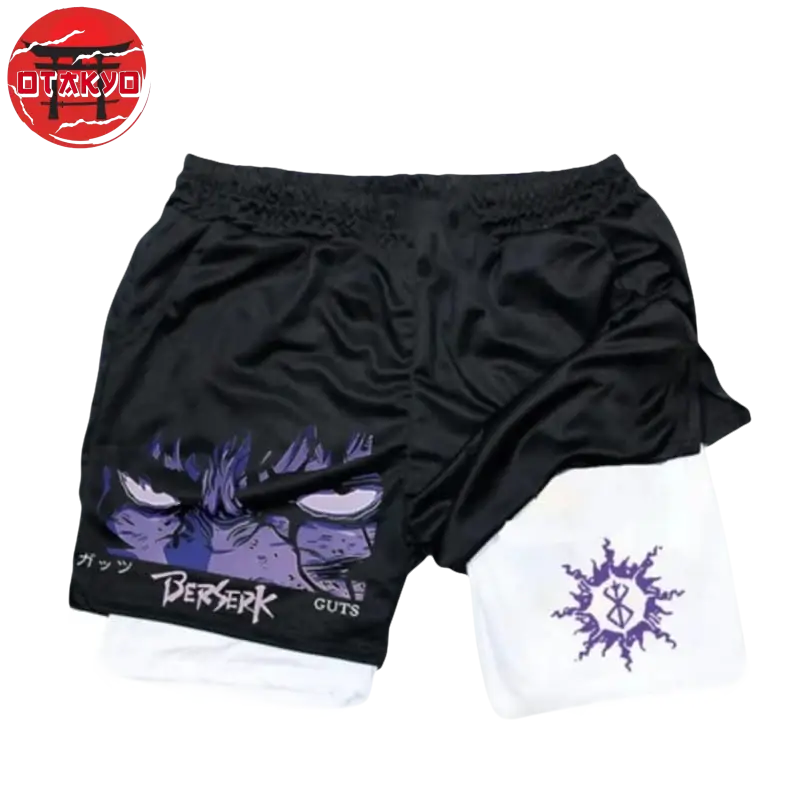 Opferzeichen Schwarz und Lila Short - Berserk™