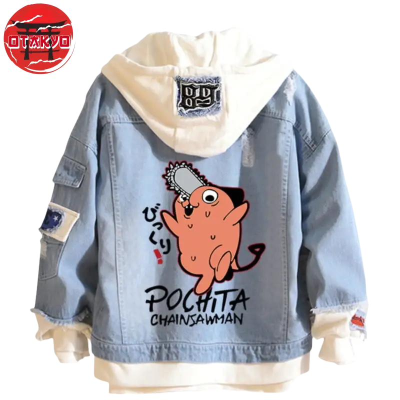 Pochita Jeansjacke - Chainsaw Man™