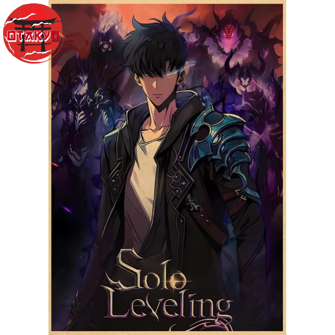 Poster Sung Jinwoo „Armee der Schatten" - Solo Leveling™