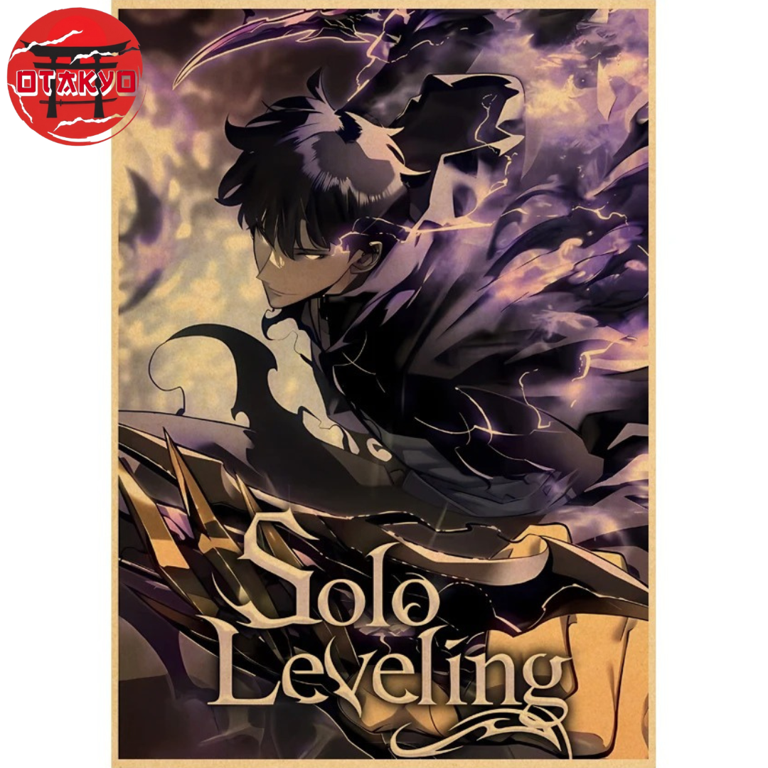 Poster Sung Jinwoo „Macht der Schatten" - Solo Leveling™