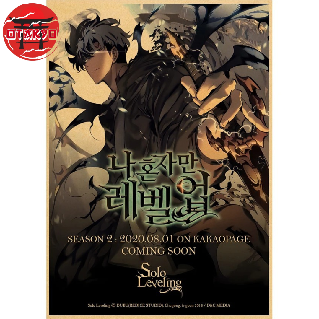 Poster Sung Jinwoo „Rückkehr des Jägers" - Solo Leveling™