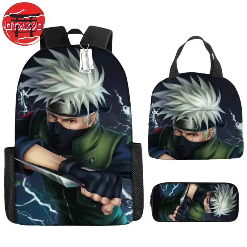 Rucksack mit Federmäppchen und Tasche Kakashi Hatake - Naruto Shippuden™