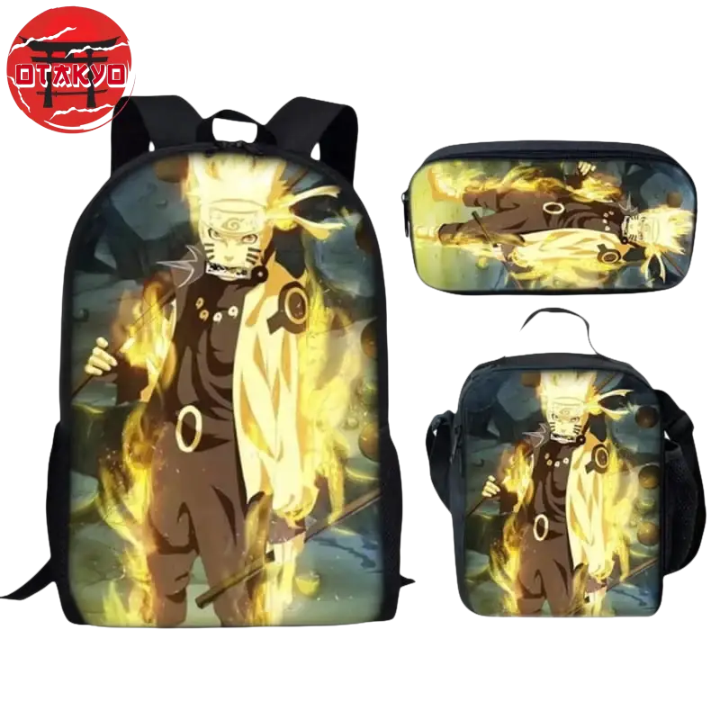 Rucksack mit Federmäppchen und Tasche Rikudo Sennin - Naruto Shippuden™