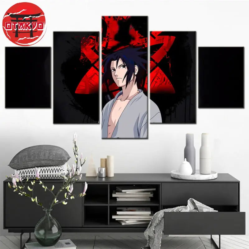 Sasuke Eternel Mangekyo Sharingan Gemälde - Naruto Shippuden™