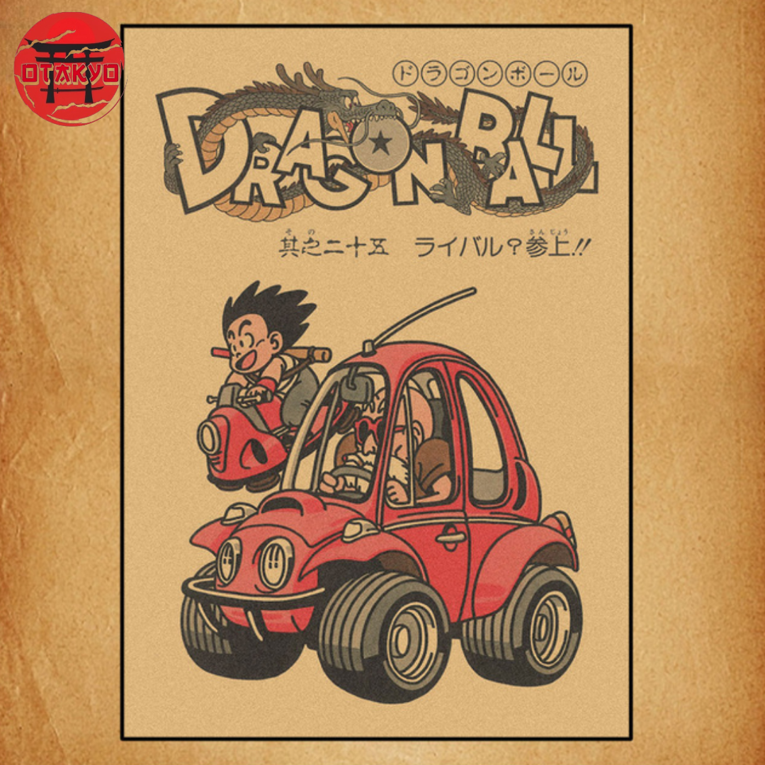 Son Goku Poster "Car" - Dragon Ball Z™