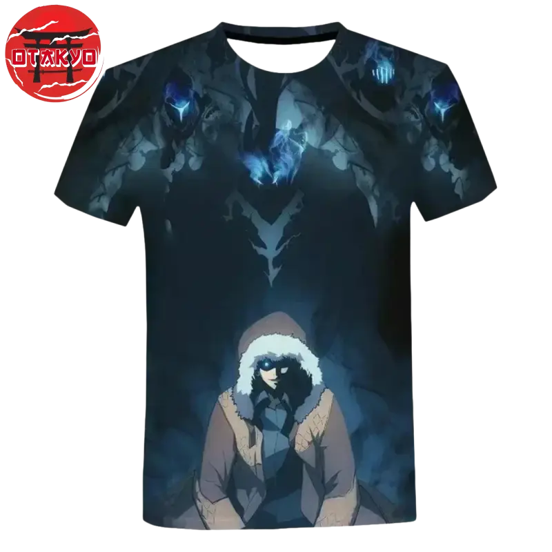 Sung Jin-Woo T-Shirt „König der Schatten" - Solo Leveling™