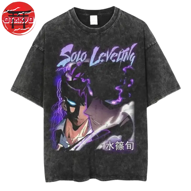Sung Jin-Woo T-Shirt Oversize "Violet" - Solo Leveling™