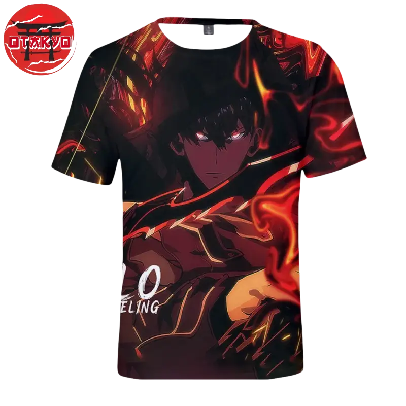 Sung Jin-Woo T-Shirt „Ritter des Todes" - Solo Leveling™