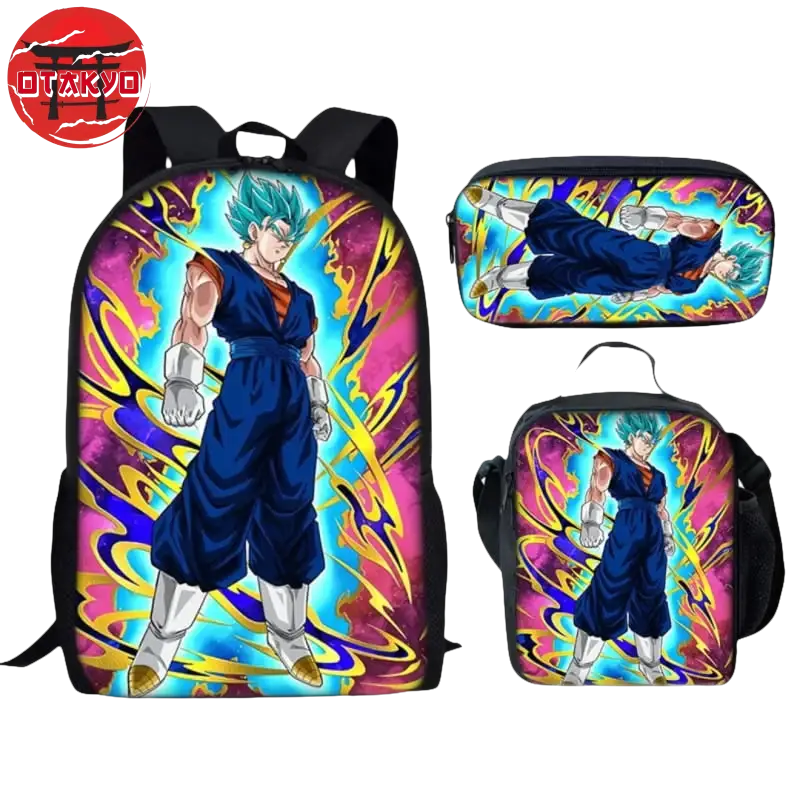 Super Vegeto Rucksack mit Federmäppchen und Tasche - Dragon Ball Z™
