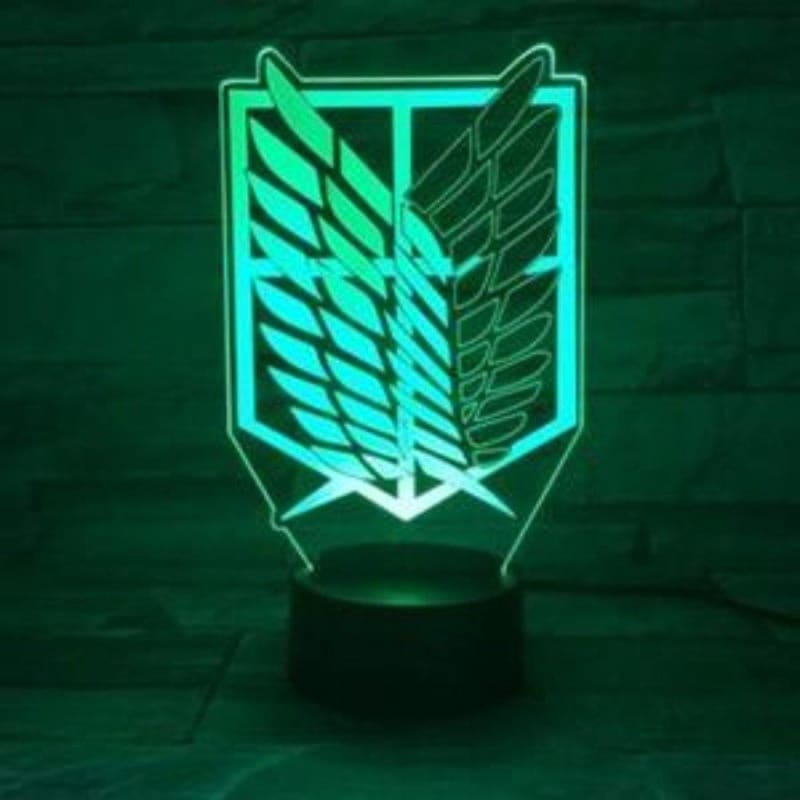 3D-Nachtlicht Aufklärungstrupp-Emblem - Attack on Titan™