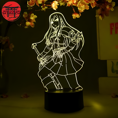 3D-Nachtlicht Erza "Knight" - Fairy Tail™