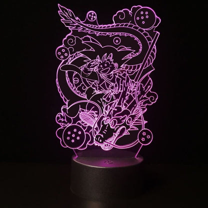 3D-Nachtlicht Goku x Shenron - Dragon Ball Z™