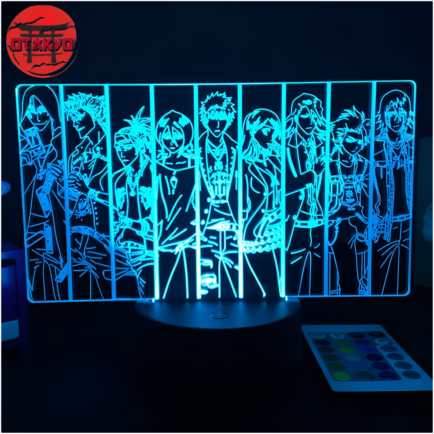 3D-Nachtlicht Hueco Mundo Charaktere - Bleach™