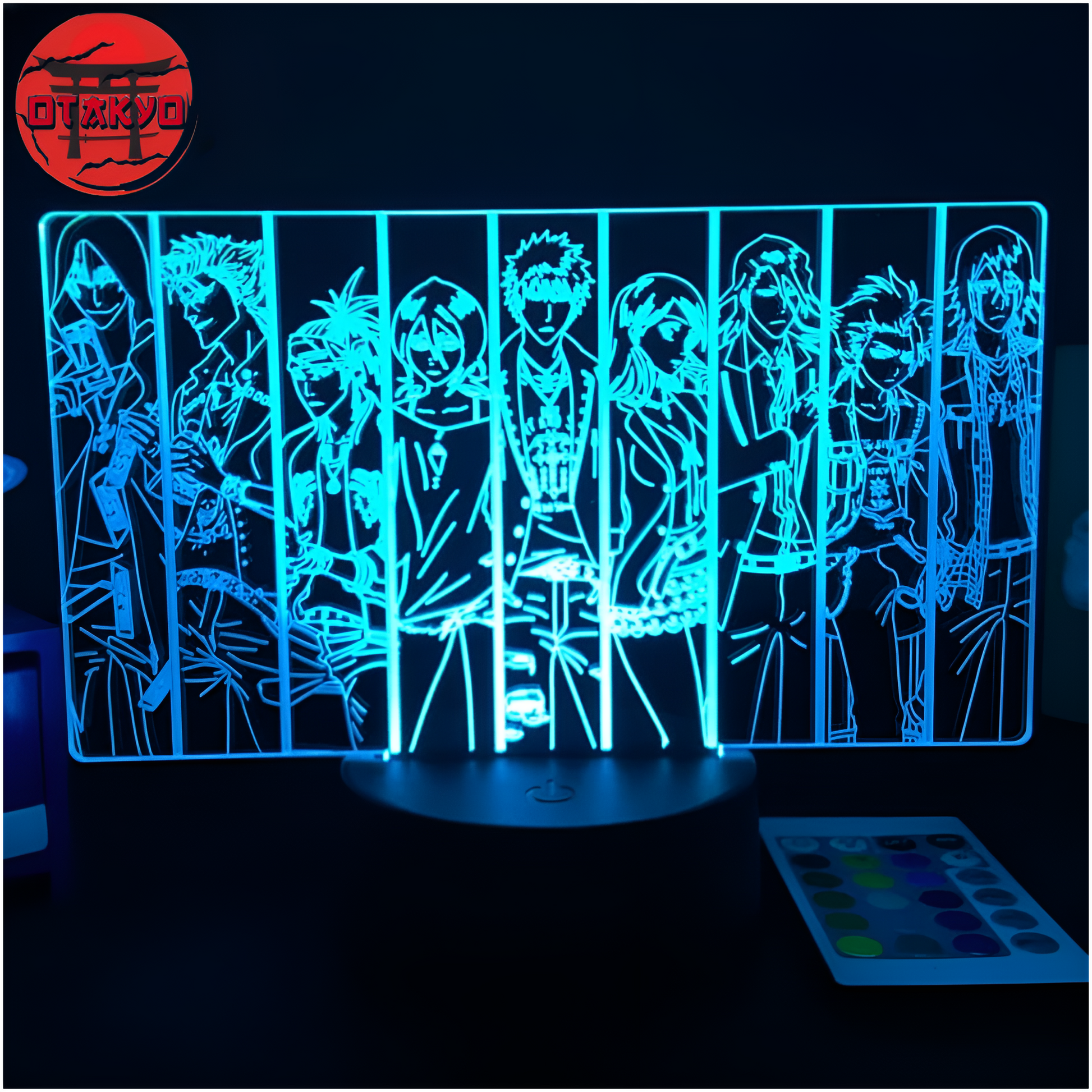 3D-Nachtlicht Hueco Mundo Charaktere - Bleach™