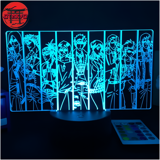 3D-Nachtlicht Hueco Mundo Charaktere - Bleach™
