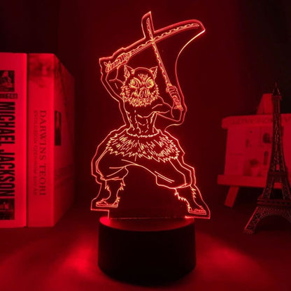 3D-Nachtlicht Inosuke Hashibira - Demon Slayer™