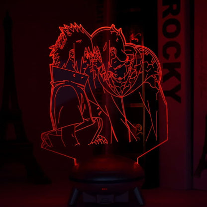 3D-Nachtlicht Itachi und Sasuke - Naruto Shippuden™