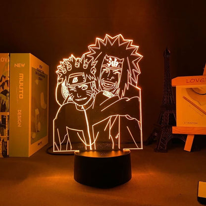 3D-Nachtlicht Jiraiya und Naruto - Naruto Shippuden™