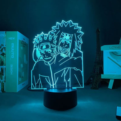 3D-Nachtlicht Jiraiya und Naruto - Naruto Shippuden™