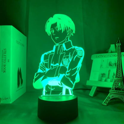 3D-Nachtlicht Levi Ackerman - Attack on Titan™