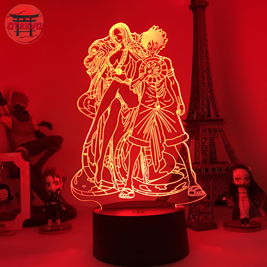 3D-Nachtlicht Luffy "2D3Y" x Hancock - One Piece™
