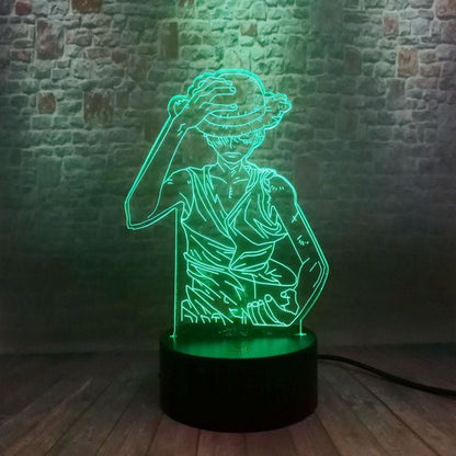 3D-Nachtlicht Monkey D. Luffy - One Piece™
