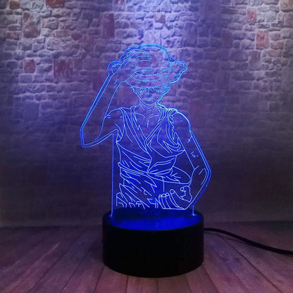 3D-Nachtlicht Monkey D. Luffy - One Piece™