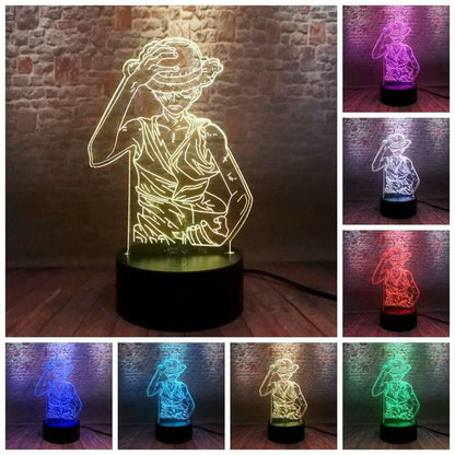 3D-Nachtlicht Monkey D. Luffy - One Piece™