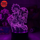3D-Nachtlicht Monkey D Luffy - One Piece™