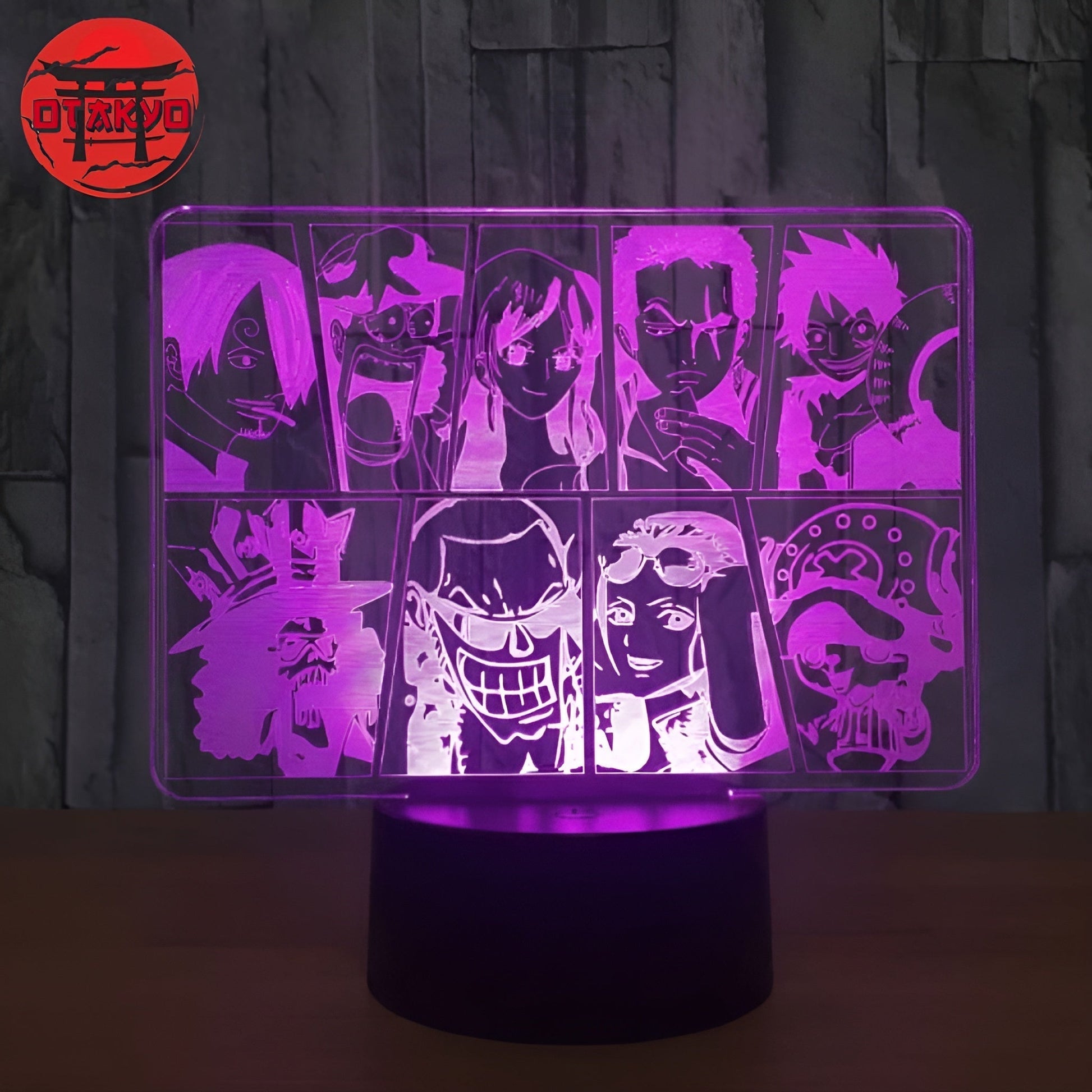 3D-Nachtlicht Mugiwara-Crew - One Piece™