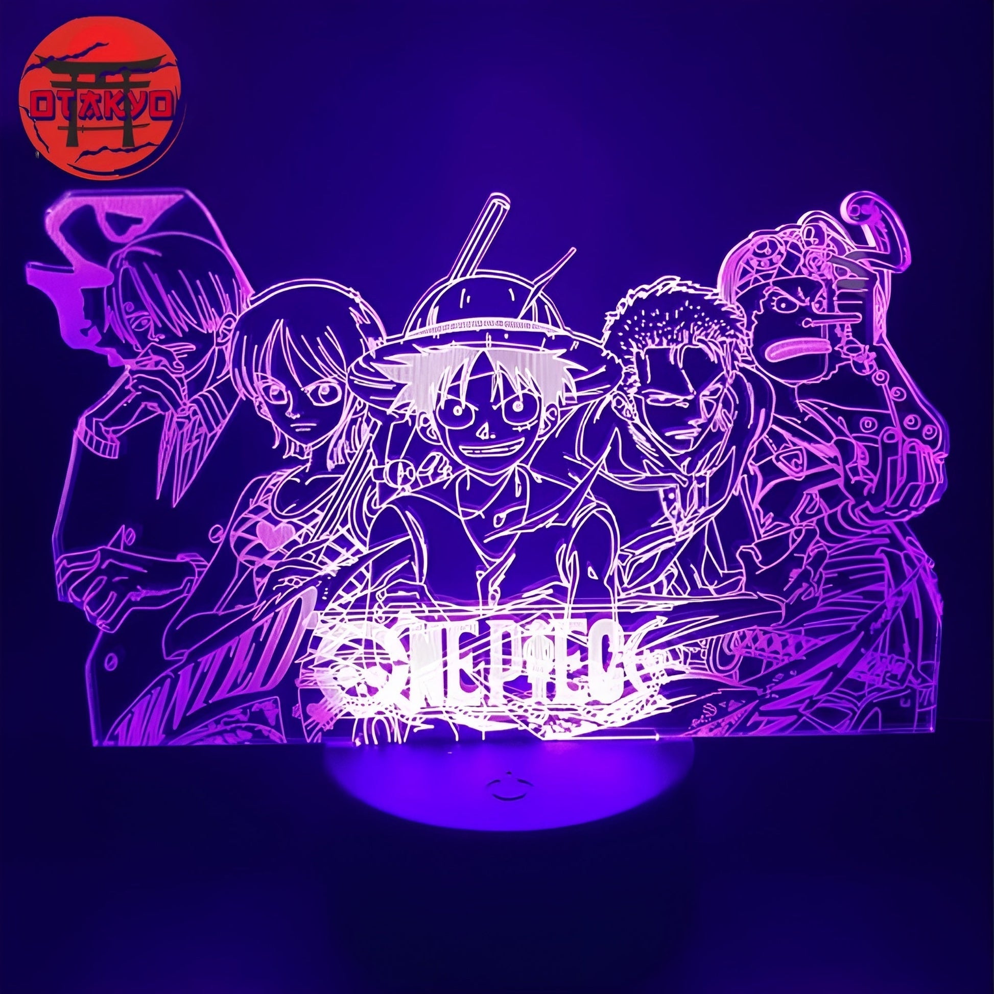 3D-Nachtlicht Mugiwara - One Piece™