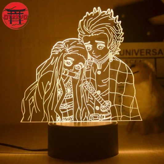 3D-Nachtlicht Nezuko und Tanjiro - Demon Slayer™