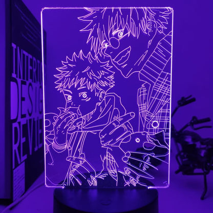 3D-Nachtlicht Satoru Gojo & Yuji Itadori - Jujutsu Kaisen™